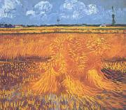 Vincent Van Gogh Wheatfields With Cypress at Arles oil painting picture wholesale